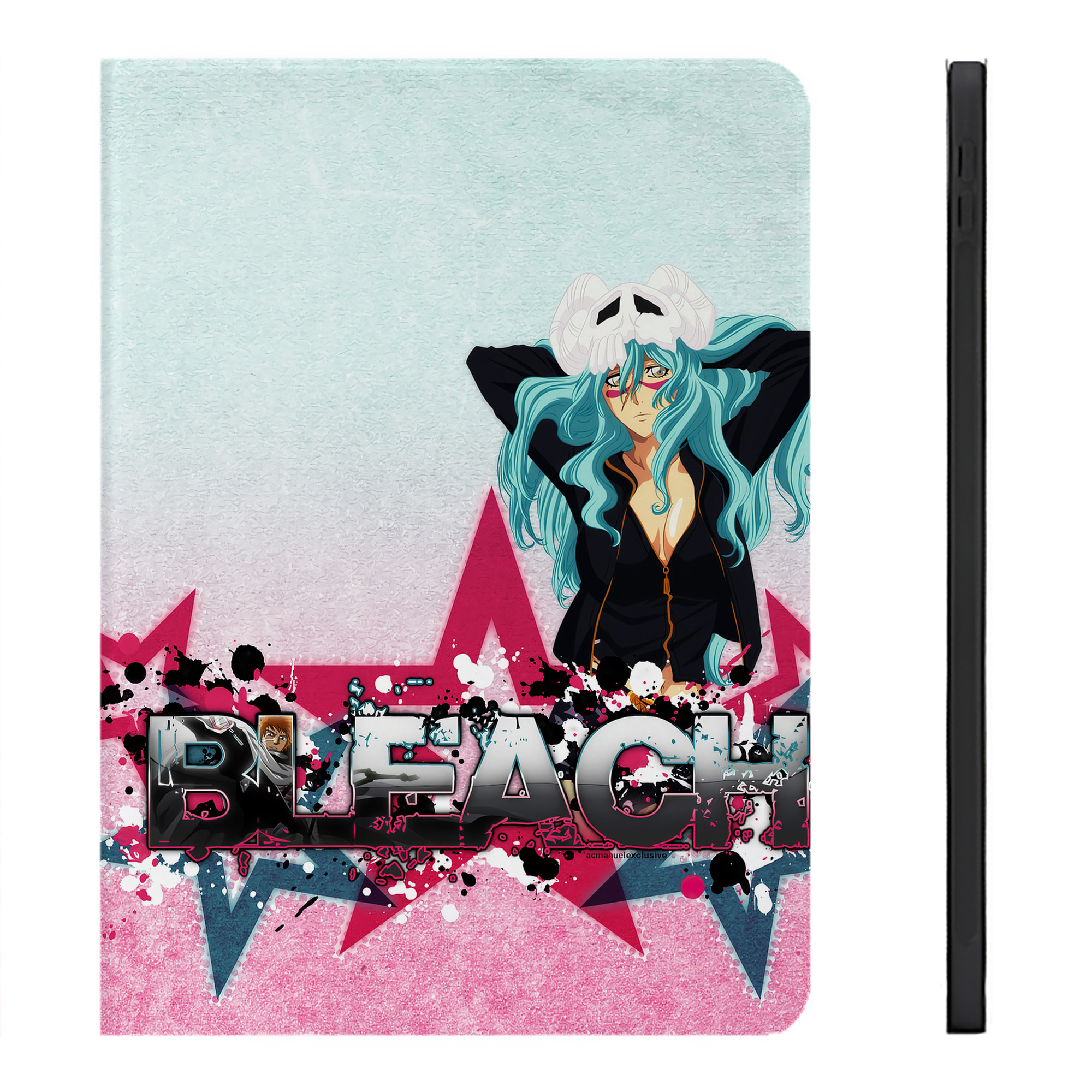 （画像用） ブリーチ BLEACH IPadケース ペンホルダー付き ブックスタイルデザイン